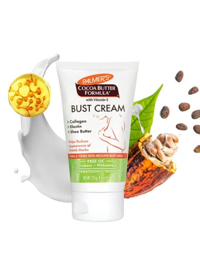 بالمرز كريم بالمرز بتركيبة زبدة الكاكاو للصدر 125 غرام - عناية لشد وتوحيد لون البشرة مع فيتامين هـ لبشرة أكثر نعومة وتغذية - Image 4